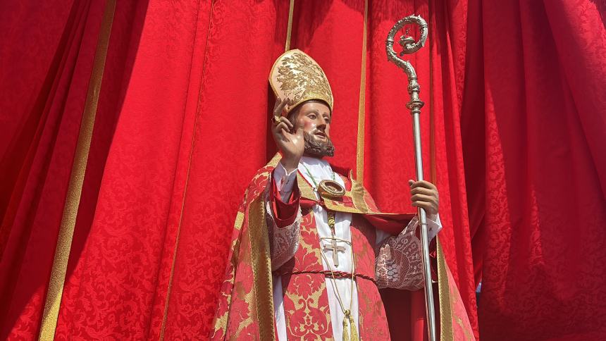 San Basso in processione a mare sul Nonno Rocco