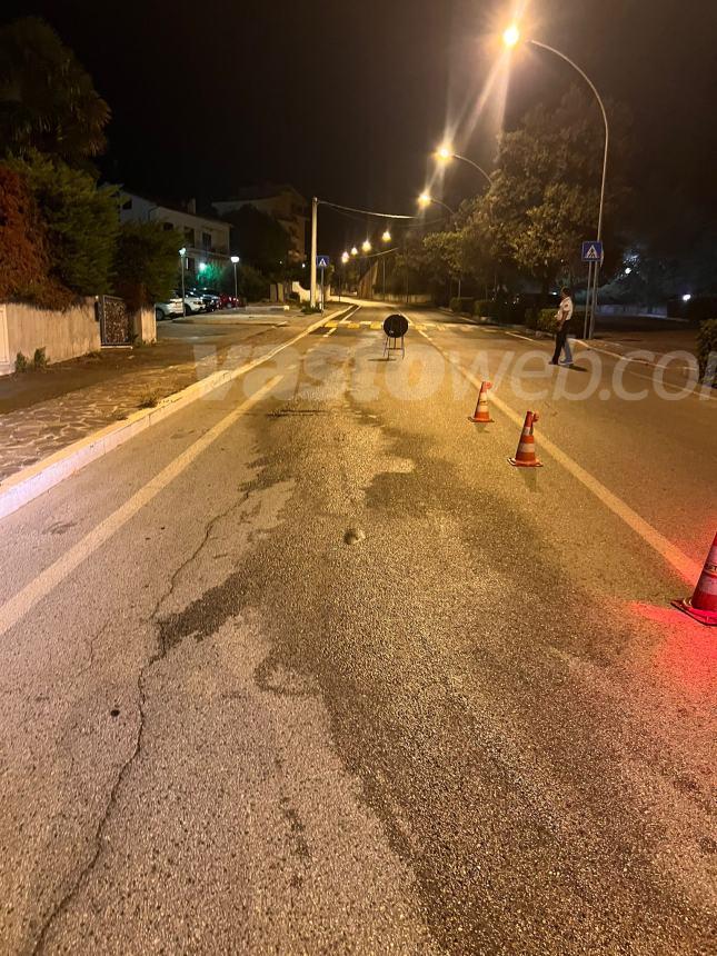 Auto danneggia coppa dell’olio lungo via Sant’Onofrio 