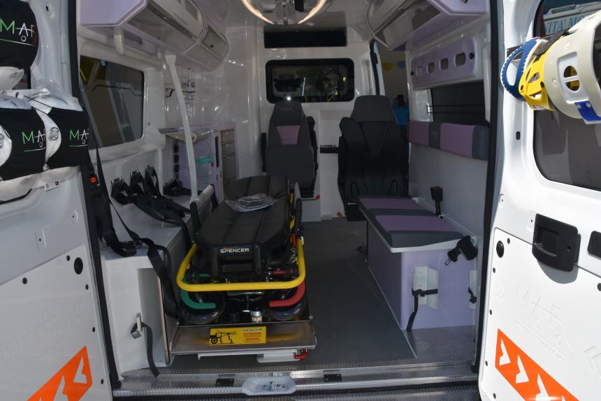 La benedizione delle nuove ambulanze alla Misericordia