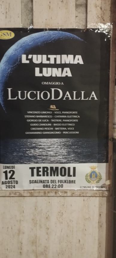 L'ultima luna: l'omaggio a Lucio Dalla