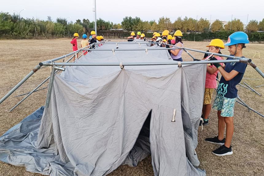 Proseguono le iniziative a San Salvo per il campo scuola “Anche io sono la Protezione civile”