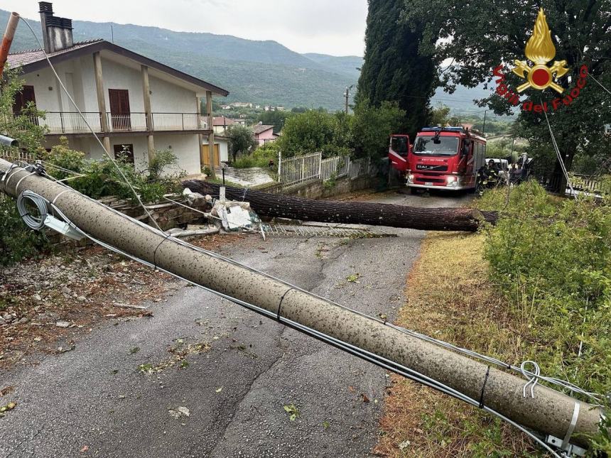 Ondata di maltempo in provincia di Isernia 