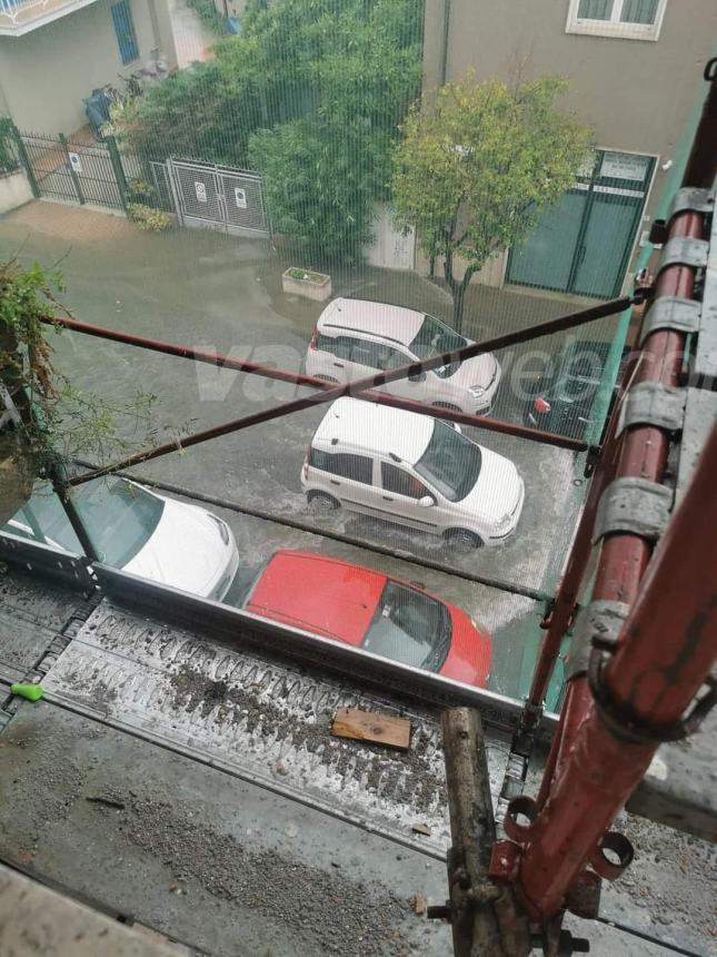 Bomba d’acqua a Pescara, sul posto anche la protezione civile di Casalbordino