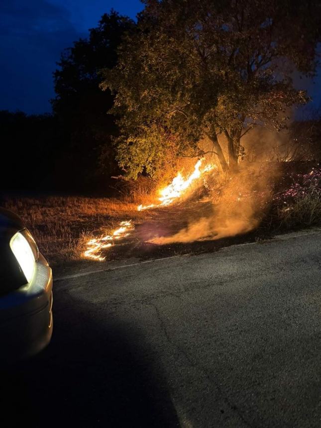 Roghi a Casalbordino e sulla Fondovalle Treste, domati