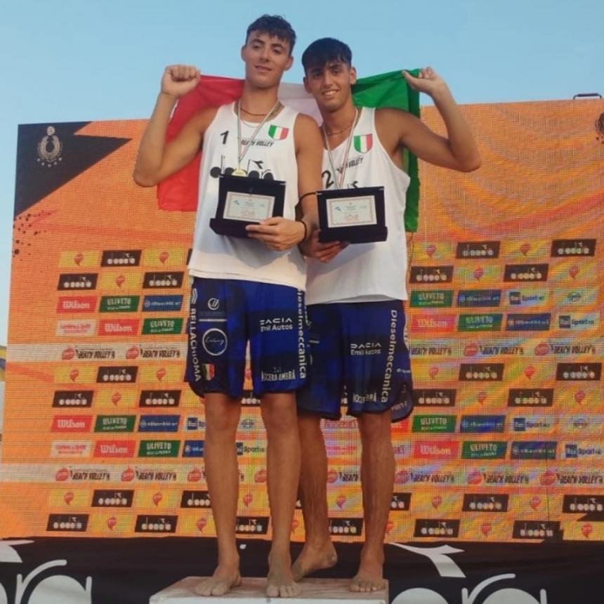 Campionato Italiano di beach volley, 3° posto per il vastese Paolo Ricciardi con Emanuele Barberio