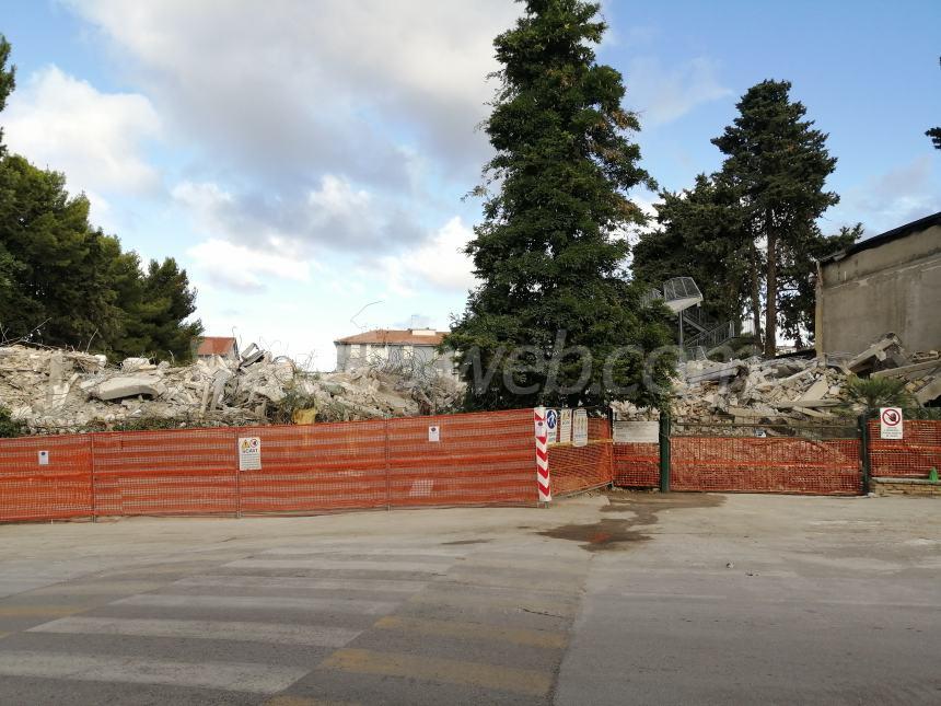 Vasto dice addio alla Scuola Paolucci: completata la fase di demolizione