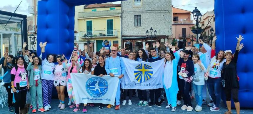 Un successo la 2° edizione della "Pigiama run" a San Salvo