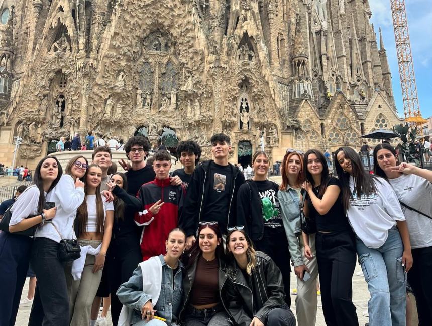 30 studenti del Palizzi alla scoperta di Barcellona