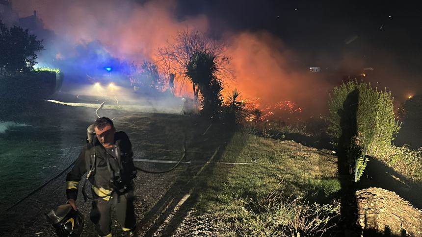 L'emergenza a Colle Macchiuzzo 