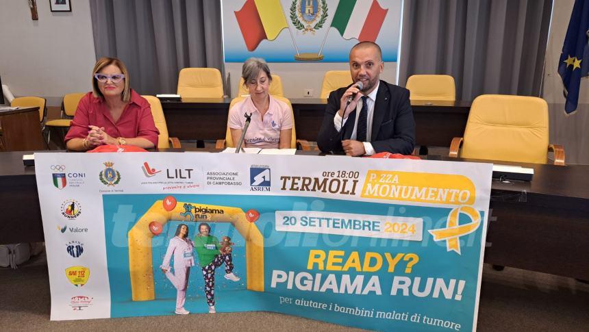 Tutti di corsa ma in pigiama, a Termoli la corsa della Lilt per i bimbi malati di tumore