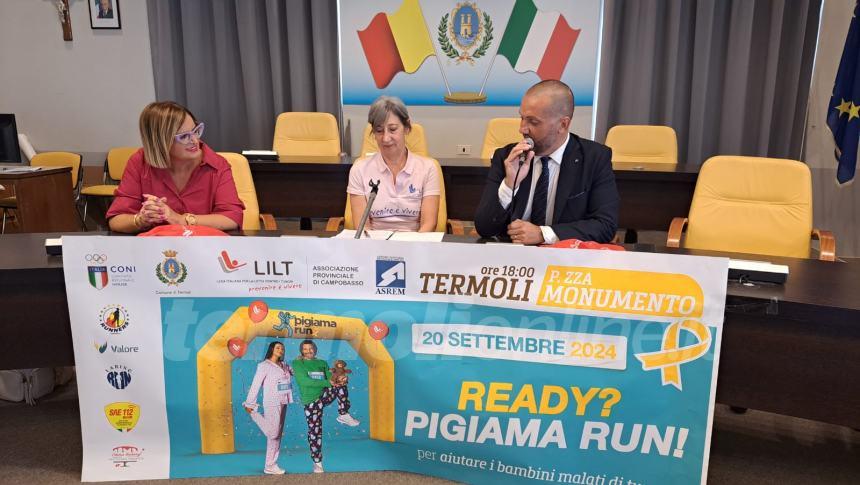 Tutti di corsa ma in pigiama, a Termoli la corsa della Lilt per i bimbi malati di tumore