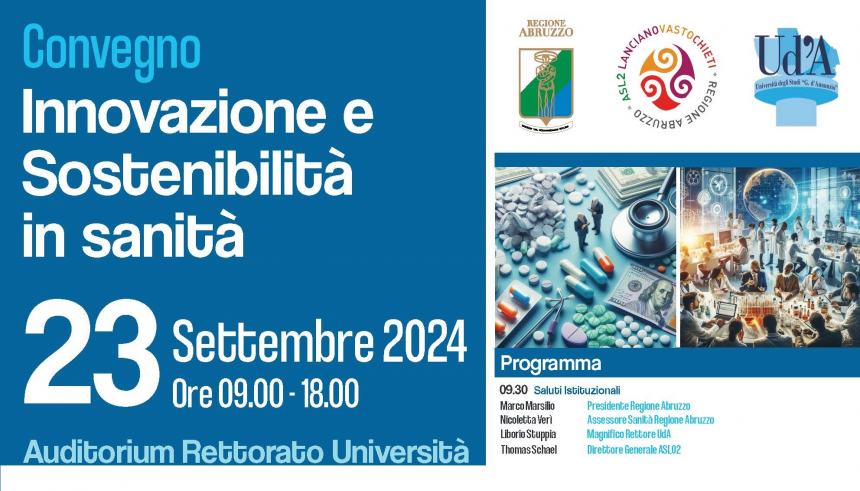 L'ospedale del futuro: l'Asl Chieti chiama i grandi nomi della sanità