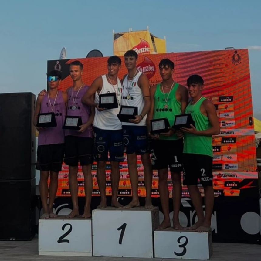 Campionato Italiano di beach volley, 3° posto per il vastese Paolo Ricciardi con Emanuele Barberio