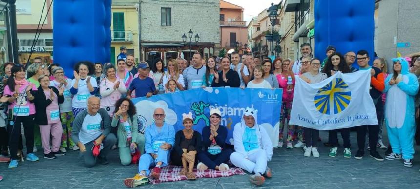 Un successo la 2° edizione della "Pigiama run" a San Salvo