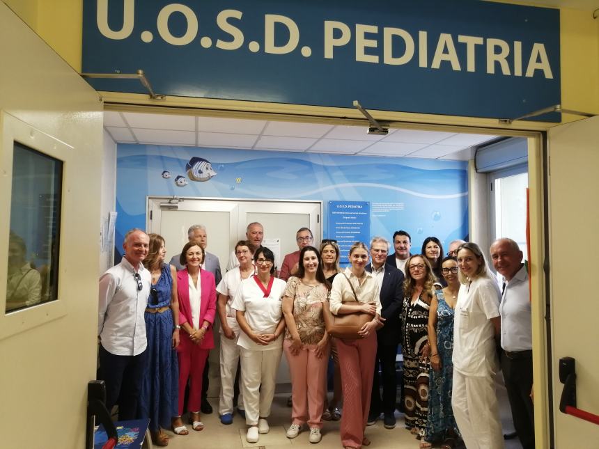 Ludoteca di Pediatria, nuovi arredi grazie alla solidarietà: "Per una serena degenza dei pazienti"