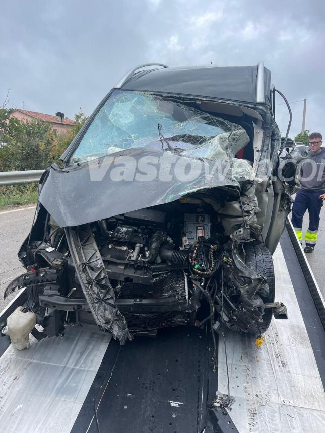 Scontro camion-auto in via San Lorenzo, ferita una 34enne moldava