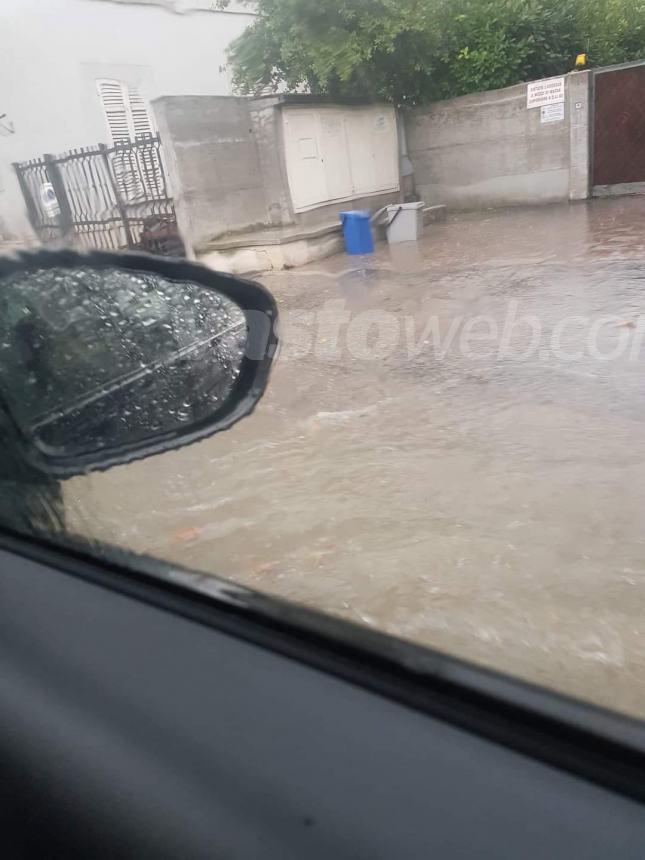 Bomba d’acqua a Pescara, sul posto anche la protezione civile di Casalbordino