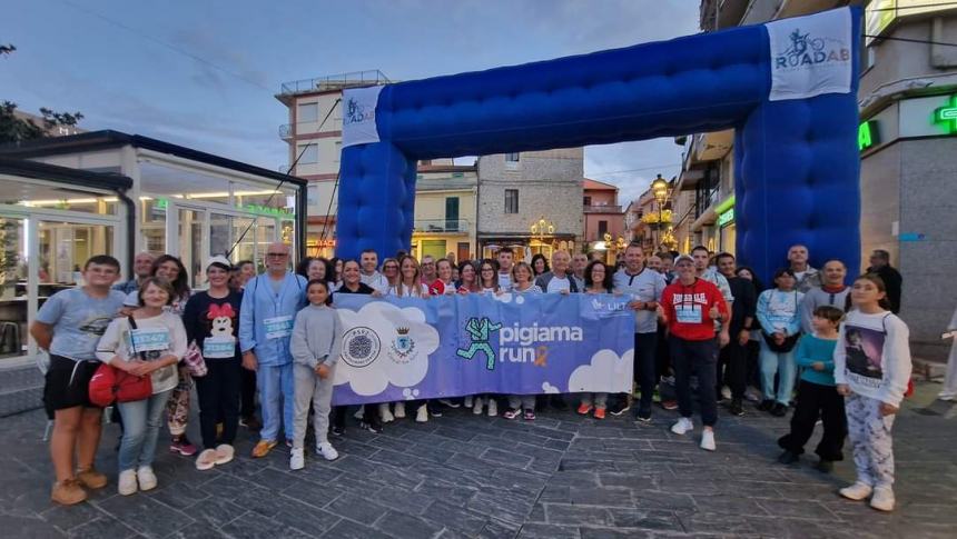 Un successo la 2° edizione della "Pigiama run" a San Salvo