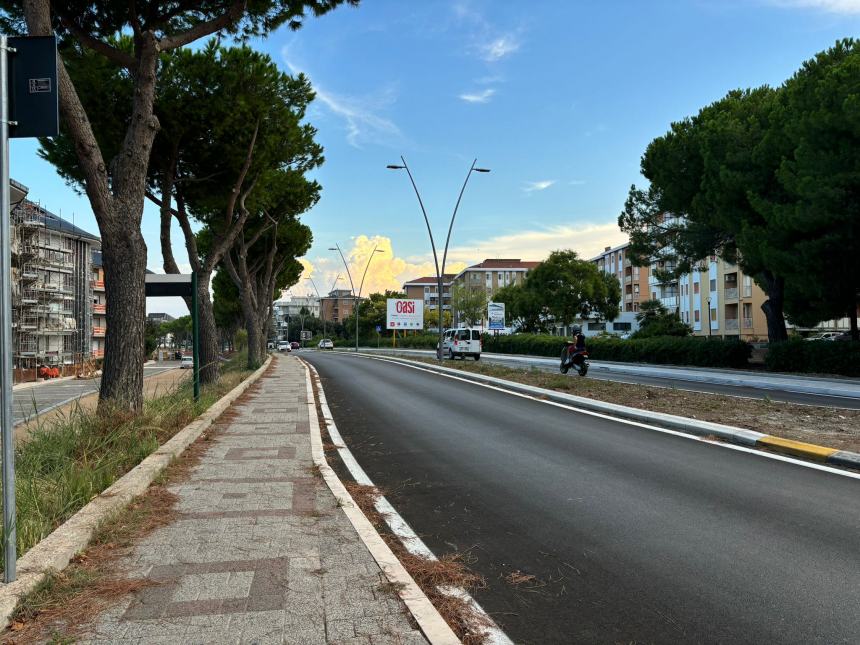 Lavori in via Martiri della Resistenza