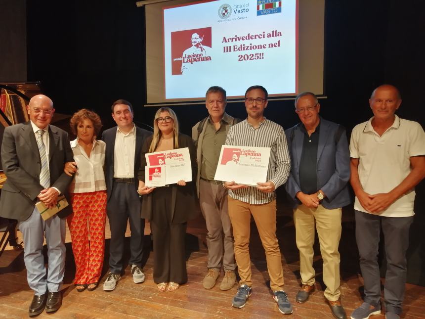 Martina Alpi e Lorenzo Di Stefano hanno vinto la seconda edizione del "Premio Luciano Lapenna" 