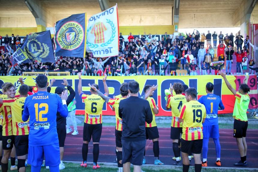 Il Termoli calcio nelle "zone alte" in serie D, un avvio promettente