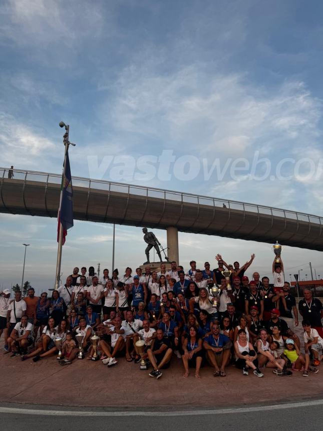 Poker de “La Ciurma Vasto”: trionfo nella 29ª Regata dei gonfaloni