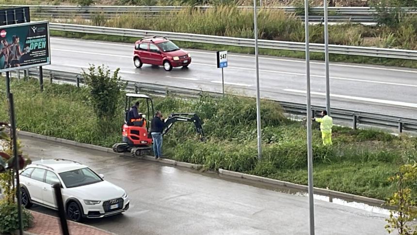 Disagi alla viabilità all'uscita Sud di Termoli: intervento di Anas e Polstrada