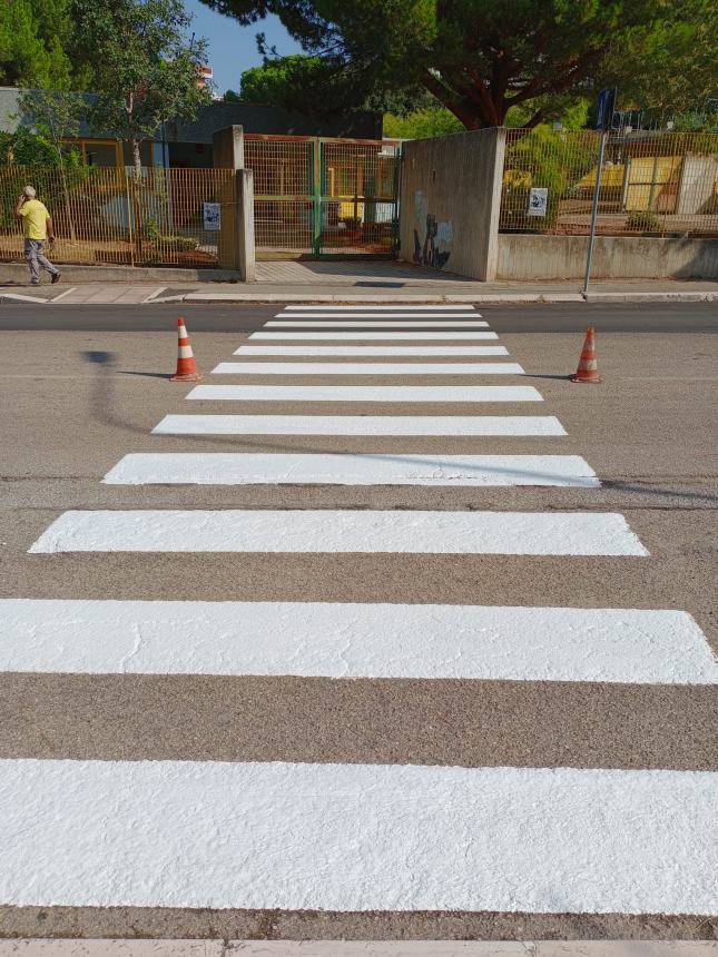 Lavori in corso nei pressi delle scuole