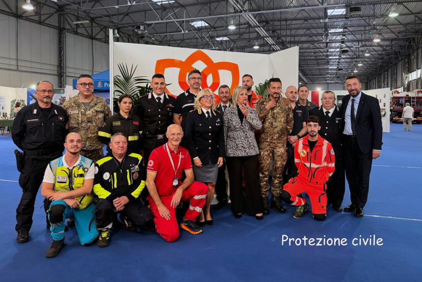 La Protezione civile di Casalbordino ospite a Progress: la fiera del lavoro, del sociale e della formazione