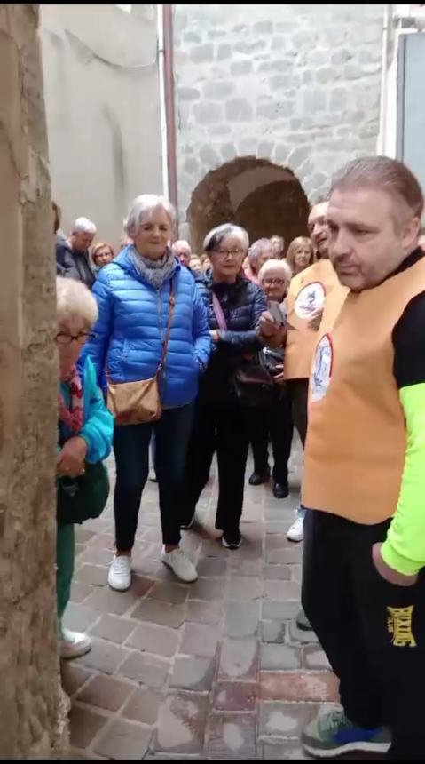 Fedios  in visita al Cristallo D'Abruzzo grazie ai Lupi del Gesso