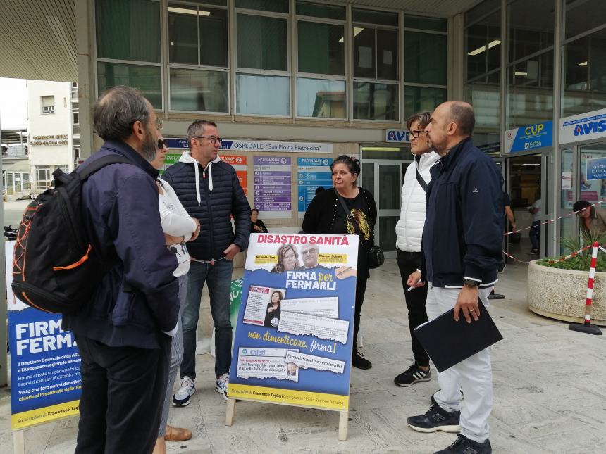 Al San Pio di Vasto la petizione di Taglieri: “Marsilio rimuova Schael e Verì”