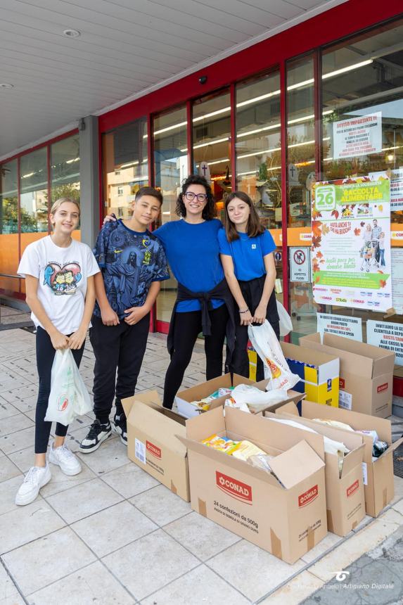 La raccolta alimentare per le famiglie vastesi è un successo: raggunti i 4mila kg di cibo