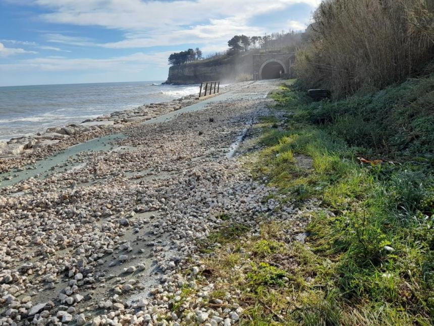 Erosione Costa dei Trabocchi: 9 interventi a difesa della Via Verde 