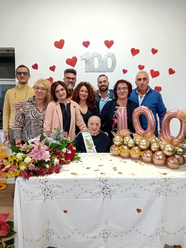 Torrebruna in festa: nonna Fiorentina compie 100 anni