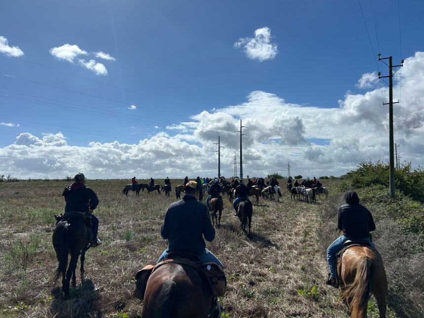 Una passeggiata a cavallo che ricrea il connubio magico con la natura