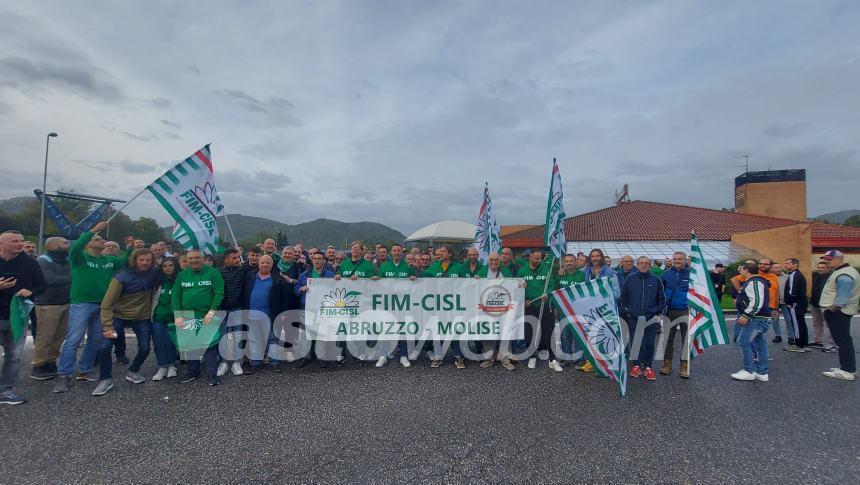 "Sit-in settore Automotive, 600 lavoratori Fim-Cisl a Roma dall'Abruzzo e Molise"