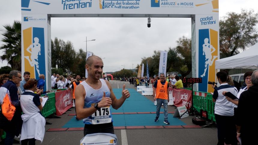 Un mare di partecipanti alla 2ª edizione della “Costa dei Trabocchi-BCC Half Marathon”