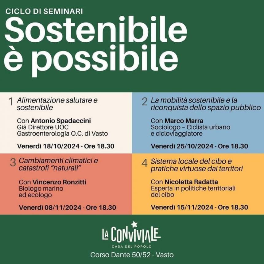 Casa del Popolo "La Conviviale", 3 appuntamenti tra presentazioni e dibattiti