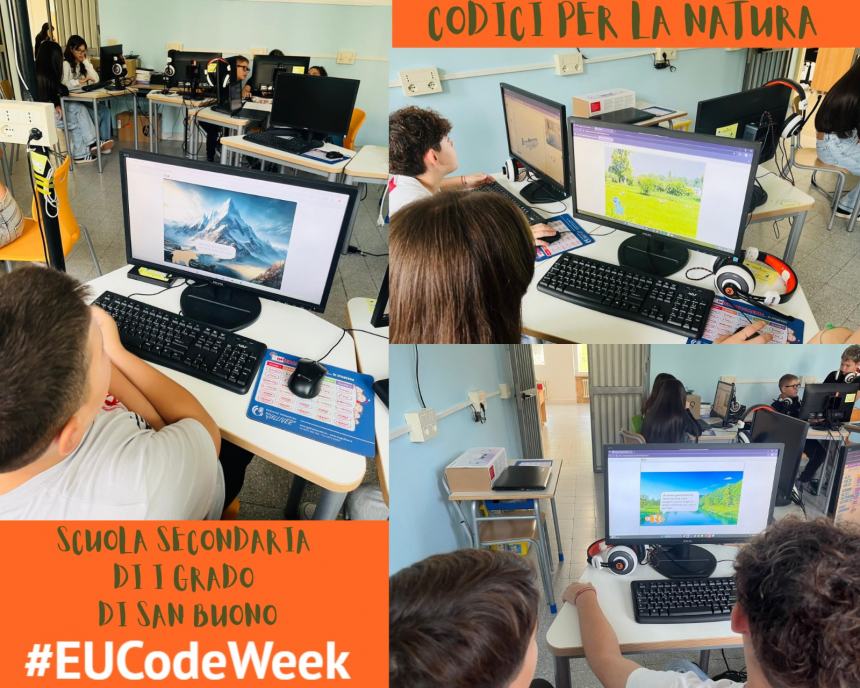 Torna la Codeweek all'Istituto Omnicomprensivo Spataro di Gissi