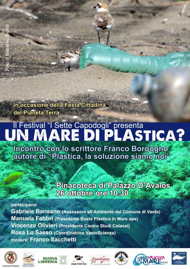 A Vasto “Un mare di plastica?” con lo scrittore Franco Borgogno 