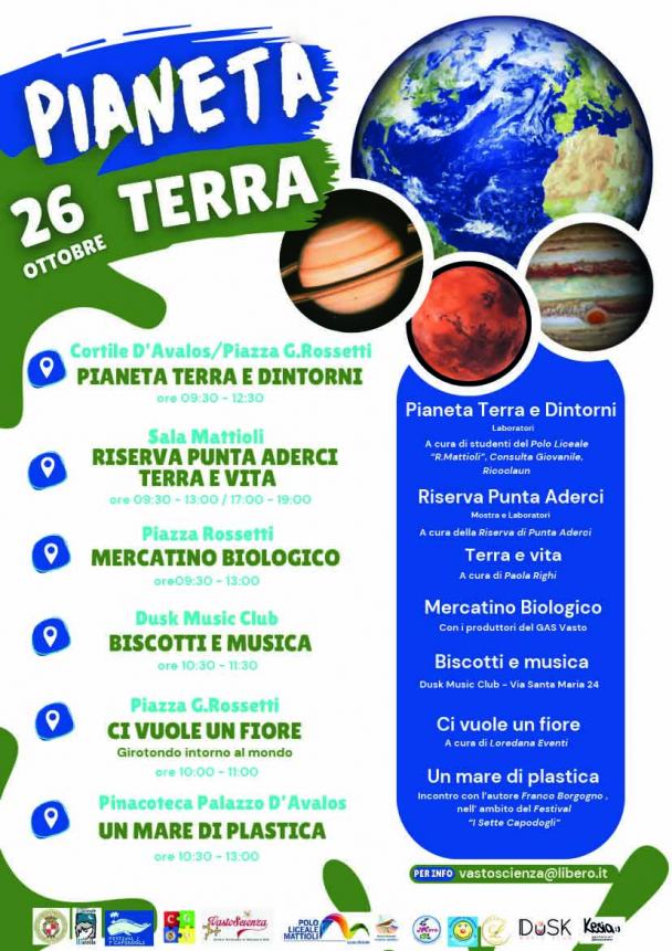 "Festival I Sette  Capodogli" e "Festa Cittadina del Pianeta Terra"