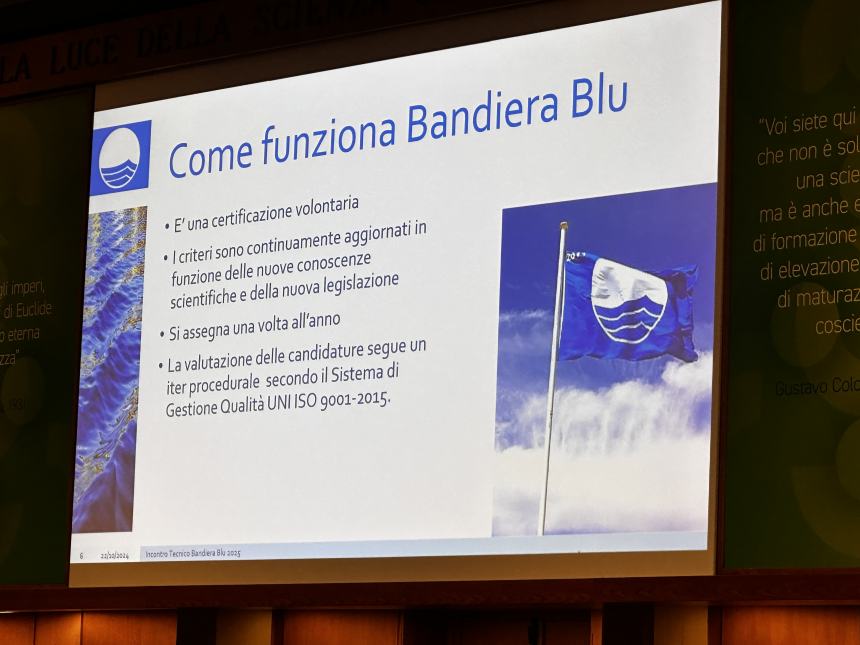 Incontro tecnico sulla Bandiera Blu a Roma 