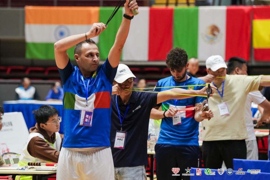 Mondiali di fionda: Italia 4ª con un team ricco di abruzzesi