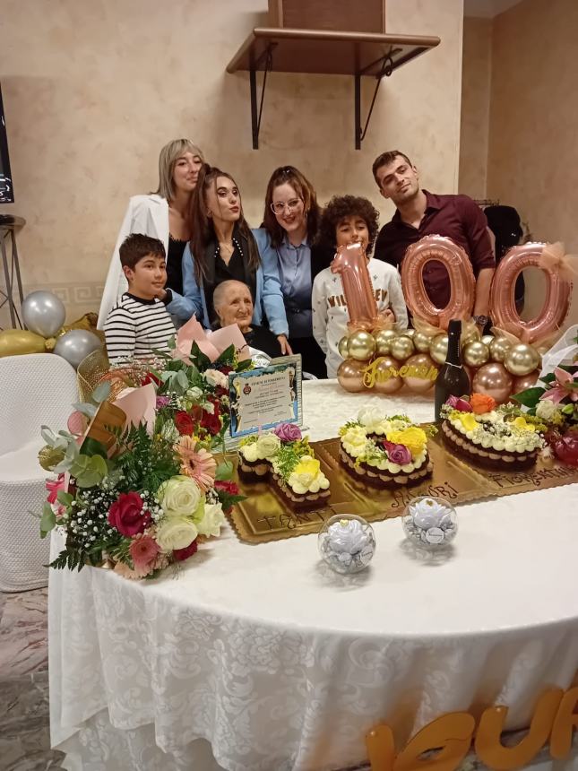 Torrebruna in festa: nonna Fiorentina compie 100 anni