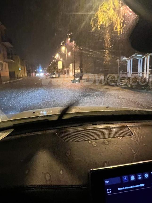 Maltempo, allagamenti a Fossacesia marina e strade chiuse