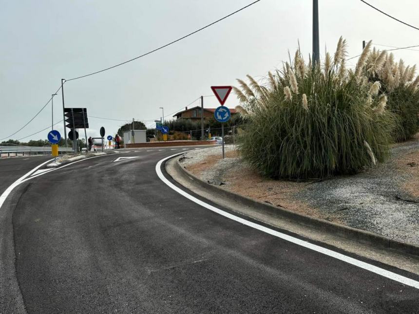 Rotonda di via Mattei a Cupello, riaperta la viabilità