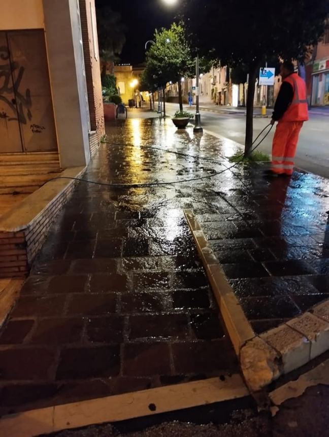 Pulizia straordinaria del centro storico di Vasto