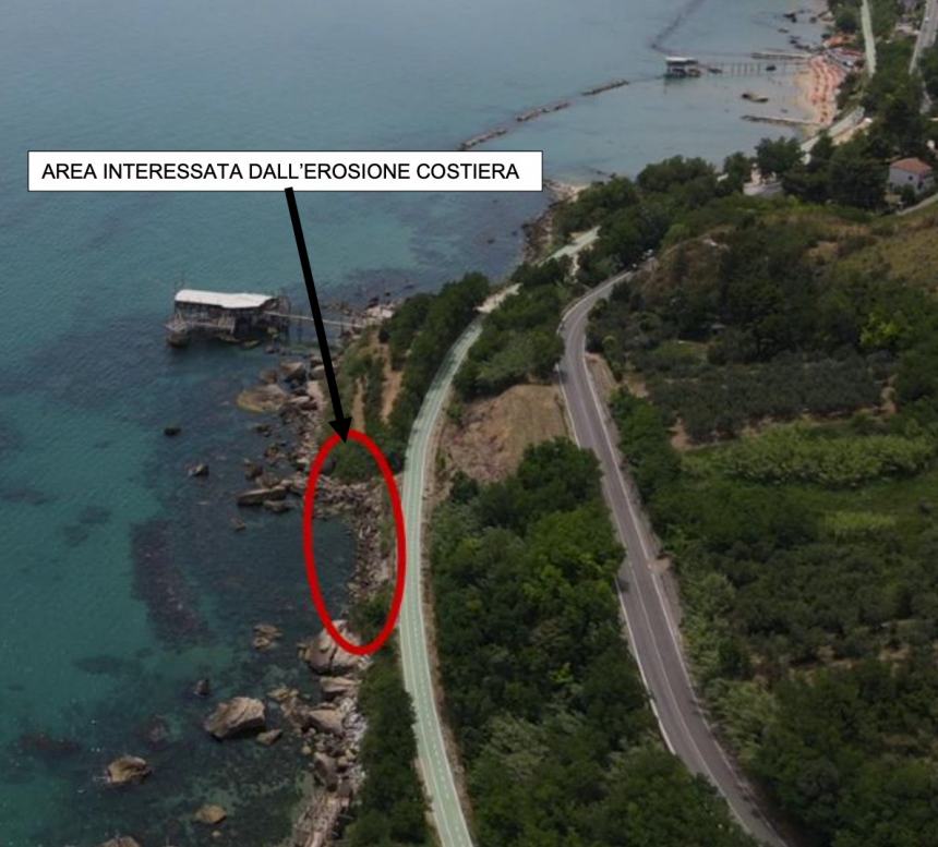 Erosione Costa dei Trabocchi: 9 interventi a difesa della Via Verde 