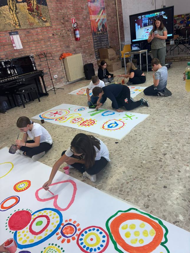 La scuola Rossetti in collegamento con l’atelier di Herve Tullet a Parigi