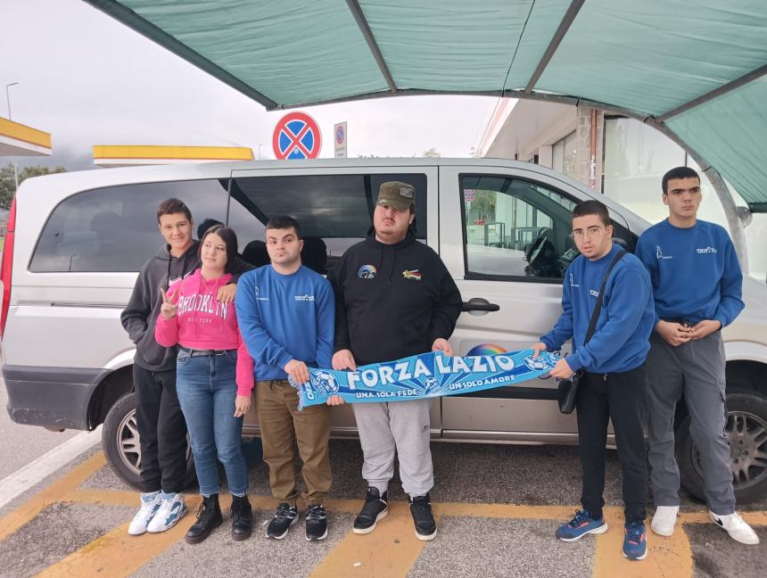 I ragazzi speciali di "Oltre al Blu" ospiti di riguardo alla "Quiet Room" di Lazio-Genoa